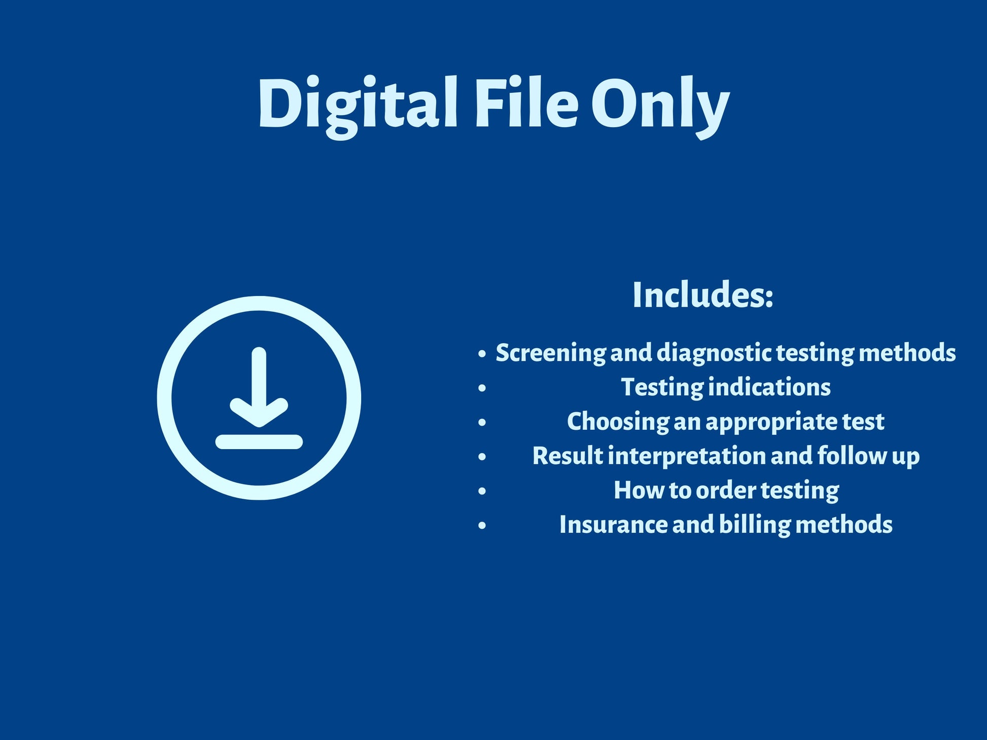 Guide to Reproductive Genetic Testing for Healthcare Professionals