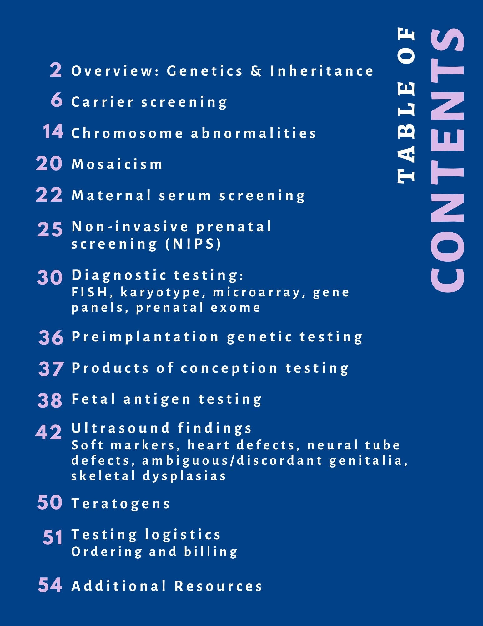 Guide to Reproductive Genetic Testing for Healthcare Professionals