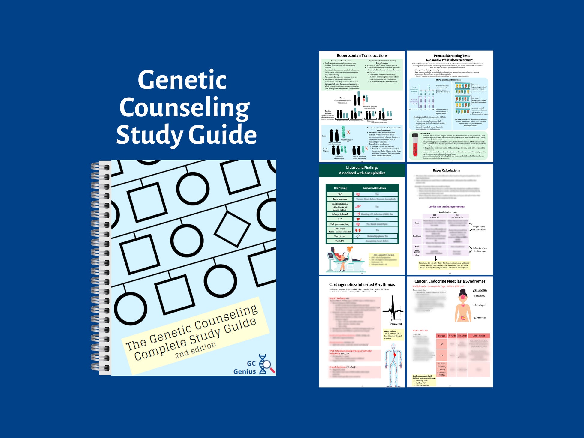 Genetic Counseling Complete Study Guide | Printed and Shipped | 2nd ed.