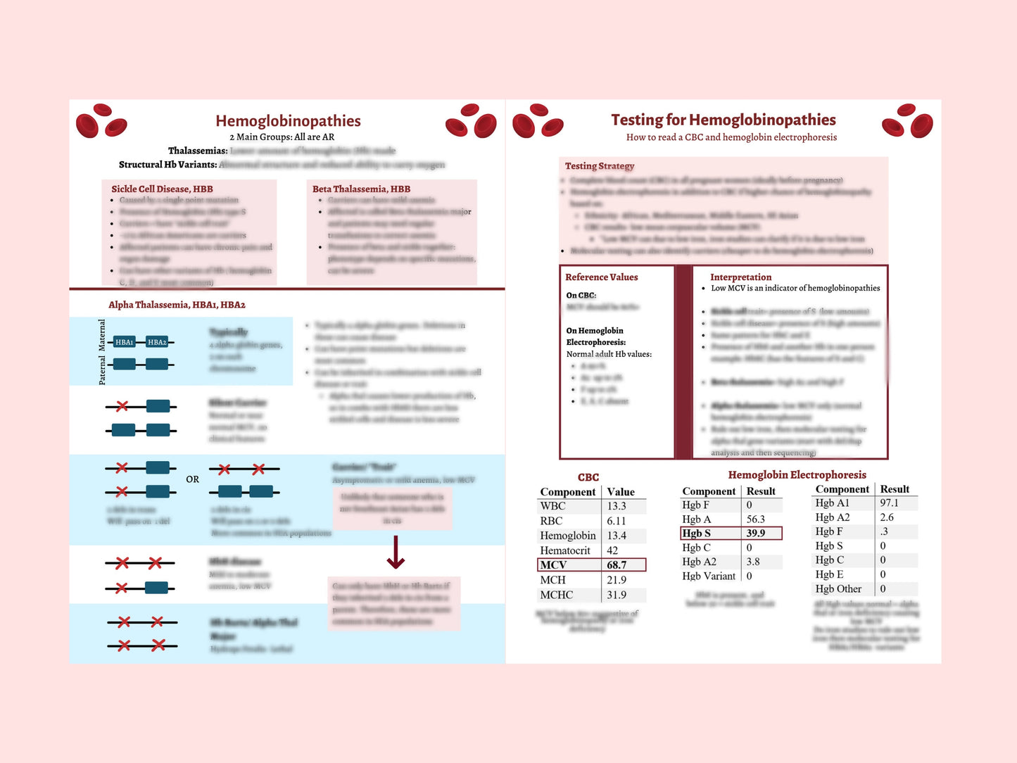 Hemoglobinopathies guide for genetic counselors