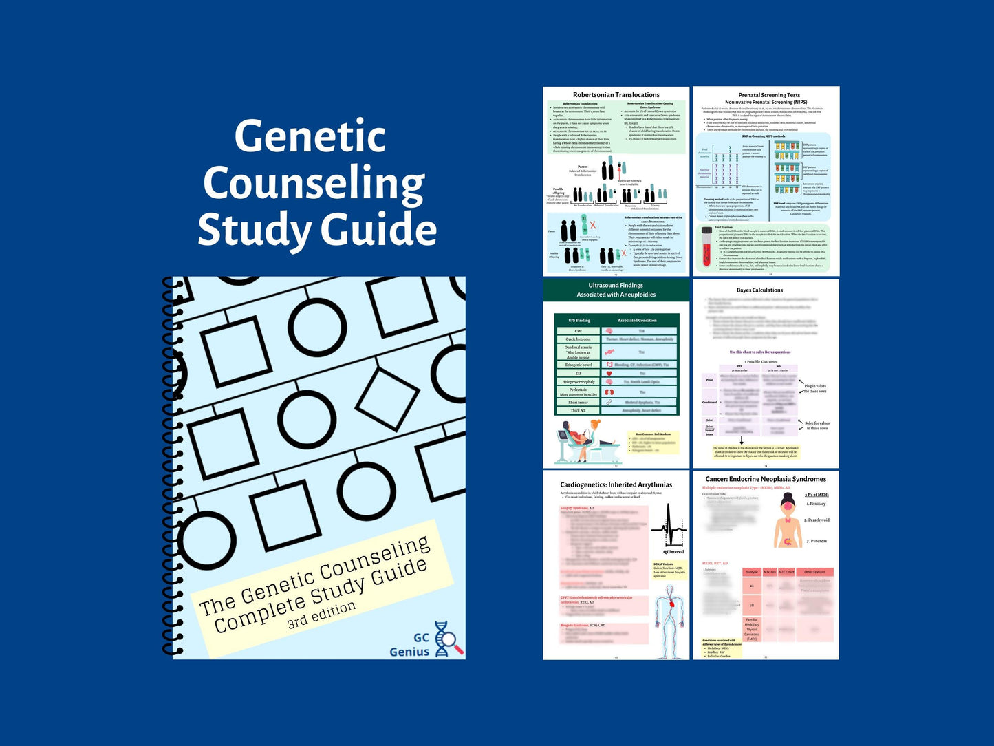 3rd ed. Genetic Counseling Complete Study Guide | Printed and Shipped | NEW edition