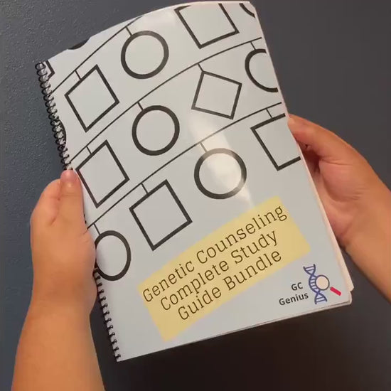 Genetic Counseling Complete Study Guide | Printed and Shipped | 2nd ed.