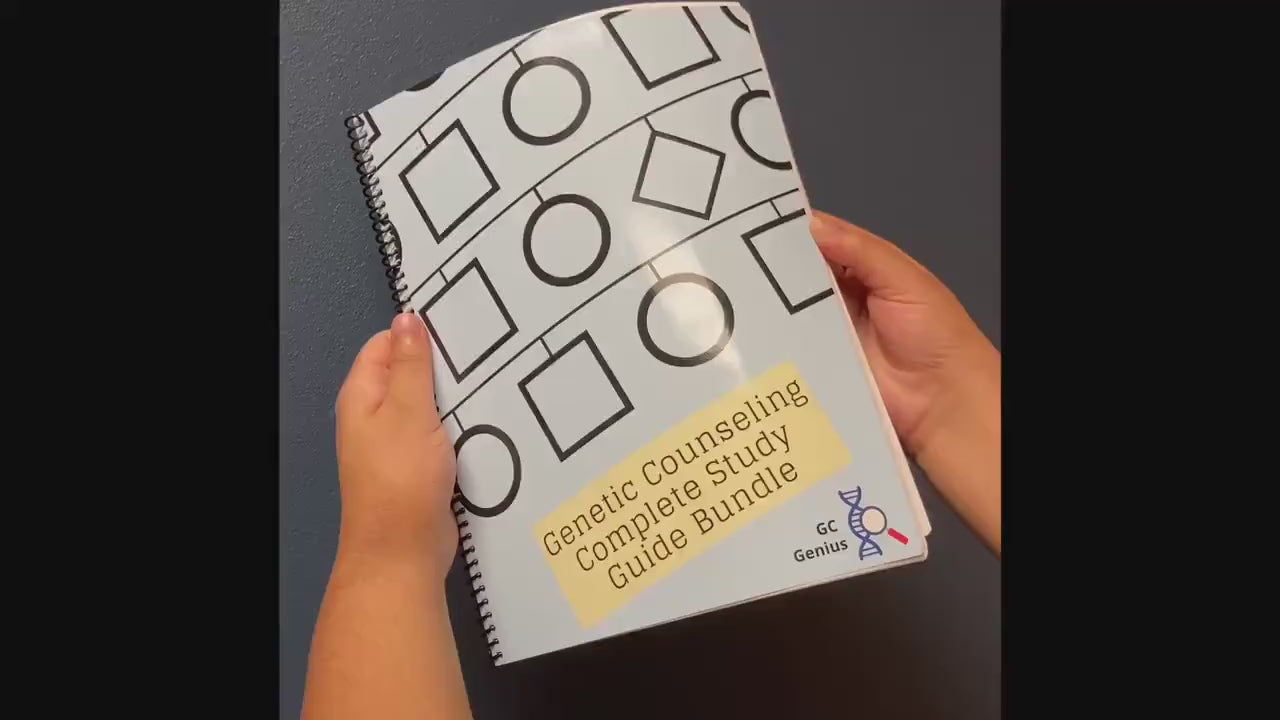 Genetic Counseling Complete Study Guide | Printed and Shipped | 2nd ed.